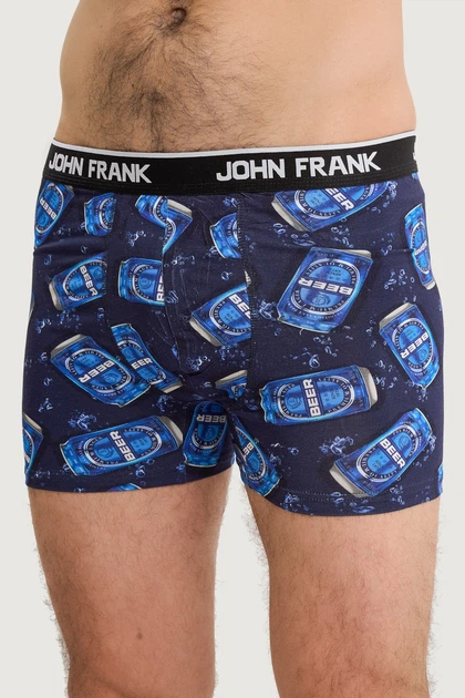 Трусы боксеры John Frank 46(S) Синий микс (Cold beer) (95878) - изображение 4