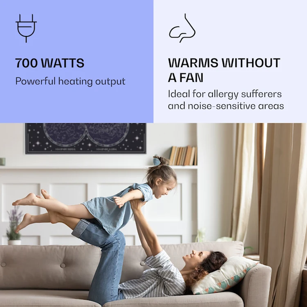 Инфракрасный панельный обогреватель Klarstein Wonderwall Air Art Smart - изображение 7