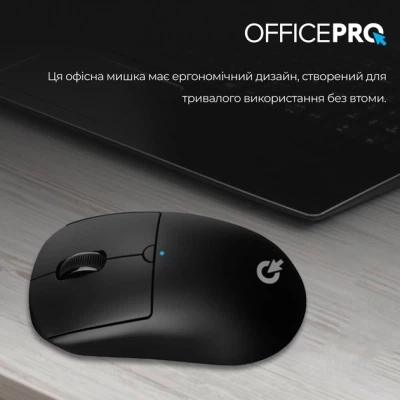 Мышка OfficePro M307B Silent Click Wireless/Bluetooth Black (M307B) - изображение 3
