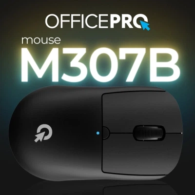 Мышка OfficePro M307B Silent Click Wireless/Bluetooth Black (M307B) - изображение 11