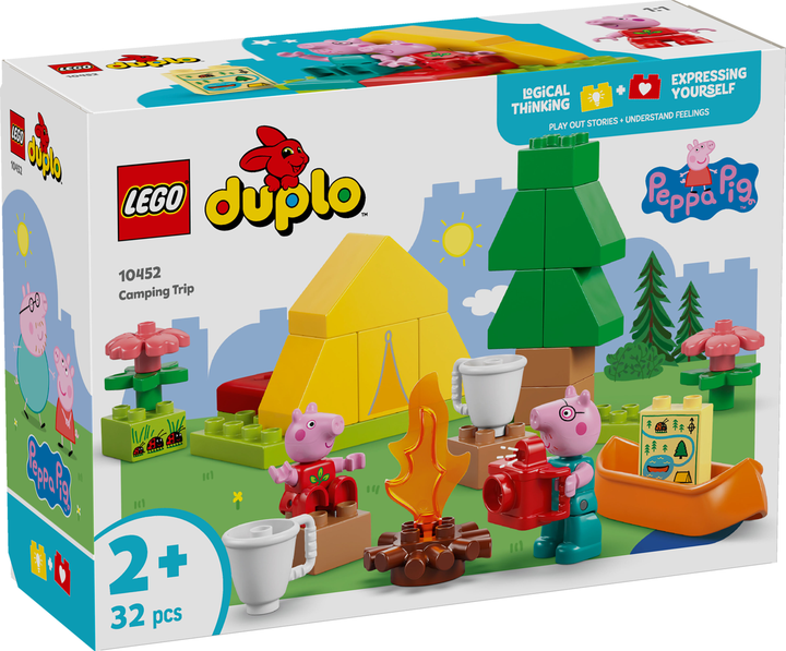 Zestaw klocków LEGO DUPLO Peppa Pig Wyprawa na biwak 32 elementy (10452) - obraz 1