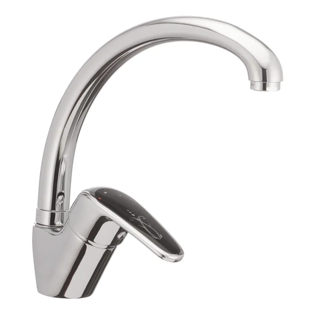 Змішувач для кухні Haiba Magic 011 з чорною ручкою (HB0676) - Фото 1 Змішувач для кухні Haiba Magic 011 з чорною ручкою (HB0676) - зображення 1