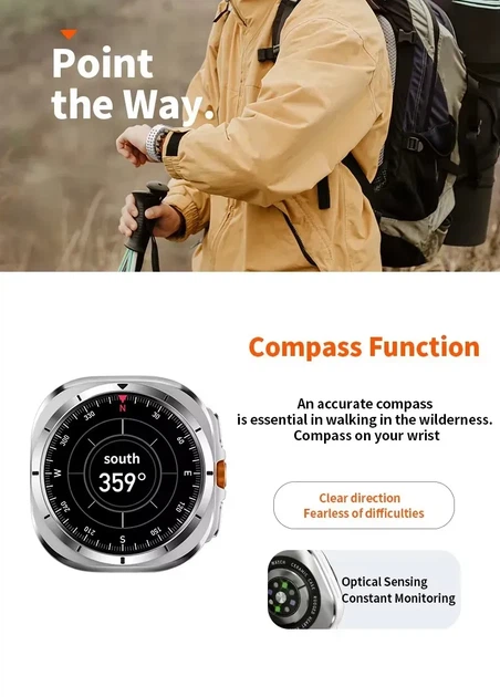 Смарт часы XO Watch Ultra AMOLED с поддержкой звонков Silver - Фото 7 Смарт часы XO Watch Ultra AMOLED с поддержкой звонков Silver - изображение 7