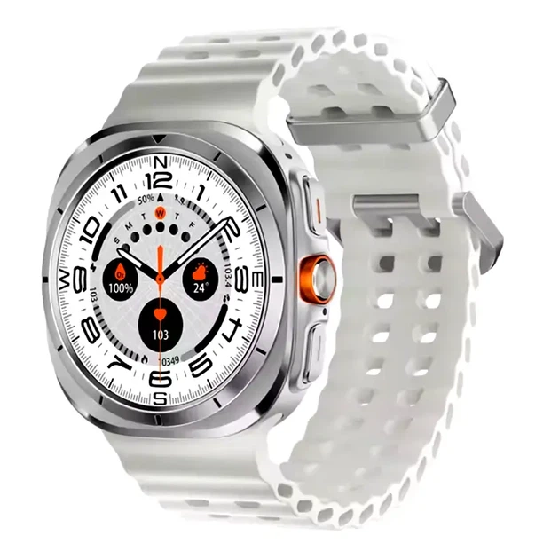 Смарт часы XO Watch Ultra AMOLED с поддержкой звонков Silver - Фото 1 Смарт часы XO Watch Ultra AMOLED с поддержкой звонков Silver - изображение 1