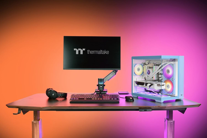 Obudowa Thermaltake View 380 TG ARGB Hydrangea Blue (CA-1Z2-00MEWN-00) - obraz 7