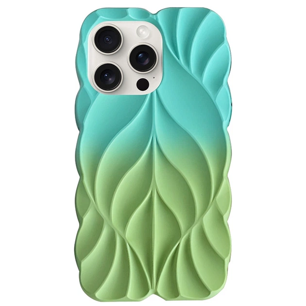 TPU чохол Leaf для Apple iPhone 15 Pro Max (6.7") Marine Green / Mint - Фото 1 TPU чохол Leaf для Apple iPhone 15 Pro Max (6.7") Marine Green / Mint - зображення 1