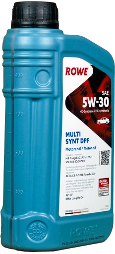 Моторное масло ROWE HighTec Multi Synt DPF SAE 5W-30 1 л (20125-0010-99) - изображение 2