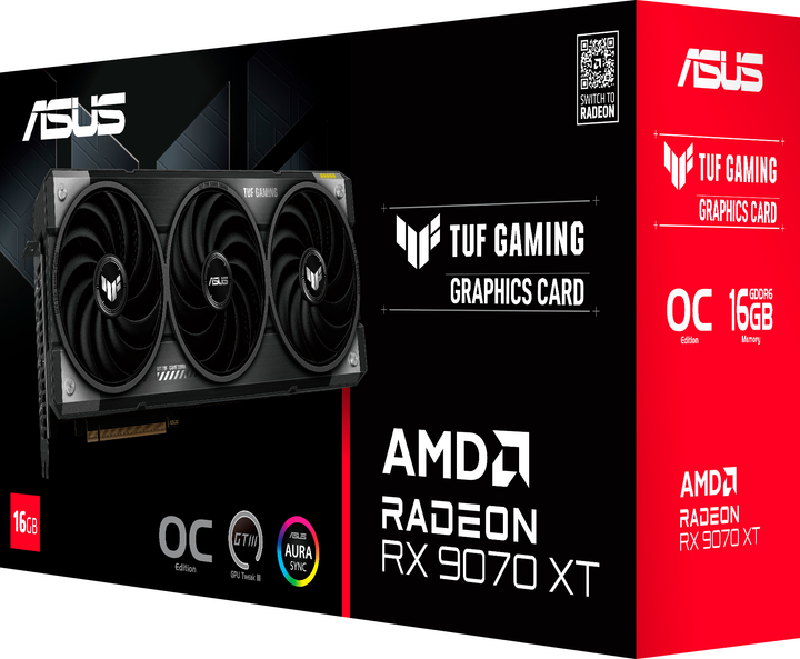 Karta graficzna ASUS PCI-Ex Radeon RX 9070 XT TUF Gaming OC Edition 16GB GDDR6 (256bit) (20000) (HDMI, 3 x DisplayPort) (TUF-RX9070XT-O16G-GAMING) - obraz 10