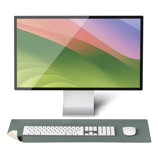 Килимок для комп'ютерної миші Native Union Desk Mat Slate Green/Sandstone (DESK-MAT-GRNSAN) - зображення 3