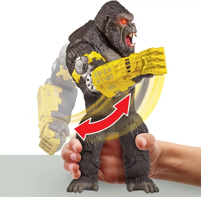 Фигурка Godzilla vs. Kong Мегамощный удар Конга (35585) (6900007515511) - Фото 5 Фигурка Godzilla vs. Kong Мегамощный удар Конга (35585) (6900007515511) - изображение 5