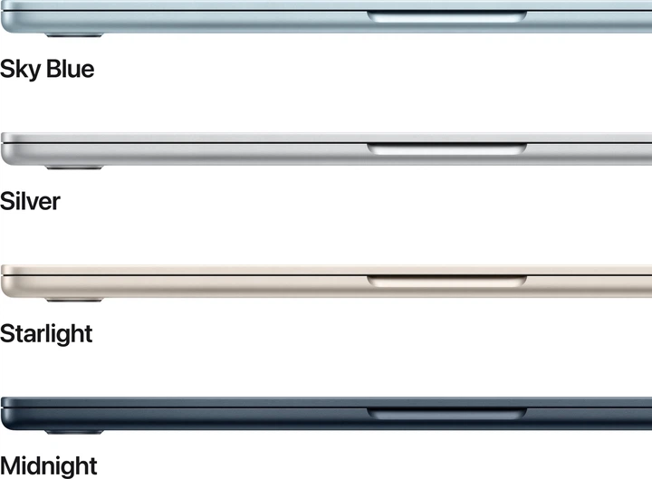 Laptop Apple MacBook Air 13.6" M4 16/256GB 2025 (MW0Y3ZE/A) Starlight - obraz 3