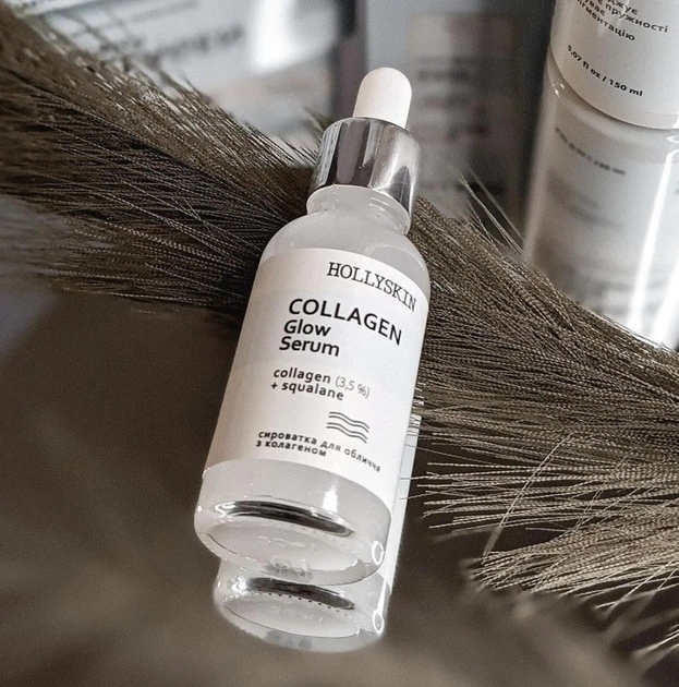 Сироватка для обличчя HOLLYSKIN Collagen Glow Serum, 30 мл - Фото 4 Сироватка для обличчя HOLLYSKIN Collagen Glow Serum, 30 мл - зображення 4