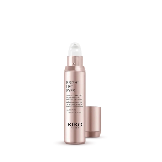 Ліфтинг-крем для шкіри навколо очей Bright Lift Eyes Kiko Milano 15мл - Фото 2 Ліфтинг-крем для шкіри навколо очей Bright Lift Eyes Kiko Milano 15мл - изображение 2