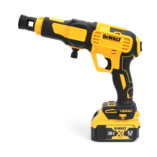 Аккумуляторная ручная мойка DeWalt DCPW550B 36V, 6Ah, 26bar, 230 л/час, 2 Li-Ion АКБ, зарядное устройство (АМ01-009) - изображение 5