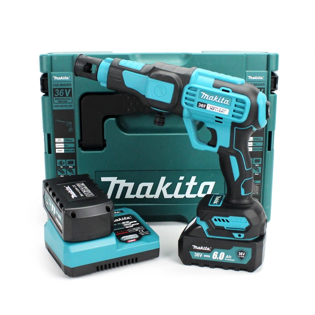 Аккумуляторная ручная мойка Makita DXR-911 36V, 6Ah, 40bar, 330 л/час, 2 Li-Ion АКБ, зарядное устройство (АМ01-005) - изображение 7