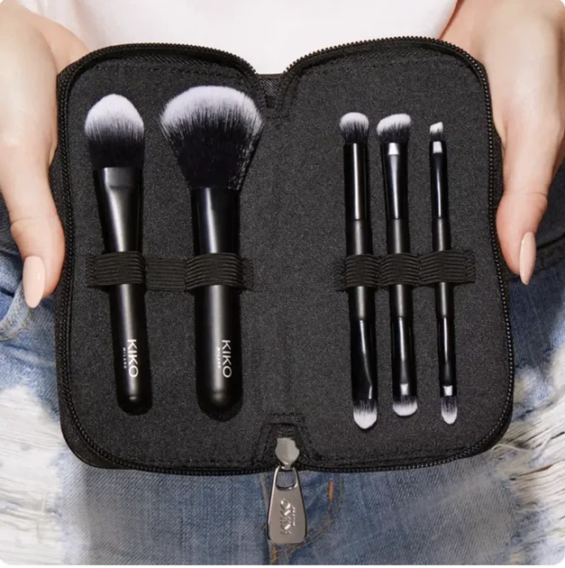 Набір пензлів для подорожі Travel Brush Set Kiko Milano - зображення 3