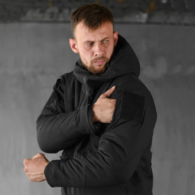 Зимова куртка грета з підкладкою OMNI-HEAT чорний розмір S - Фото 5 Зимова куртка грета з підкладкою OMNI-HEAT чорний розмір S - зображення 5