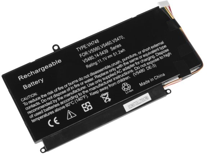 Акумулятор Green Cell DE105 VH748 для Dell Vostro 5460 11.1 V 4600 mAh (5902719422256) - зображення 2