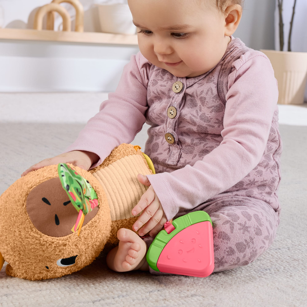 Розвиваюча м'яка іграшка Fisher-Price Капібара (HYR54) (0194735254262) - зображення 4