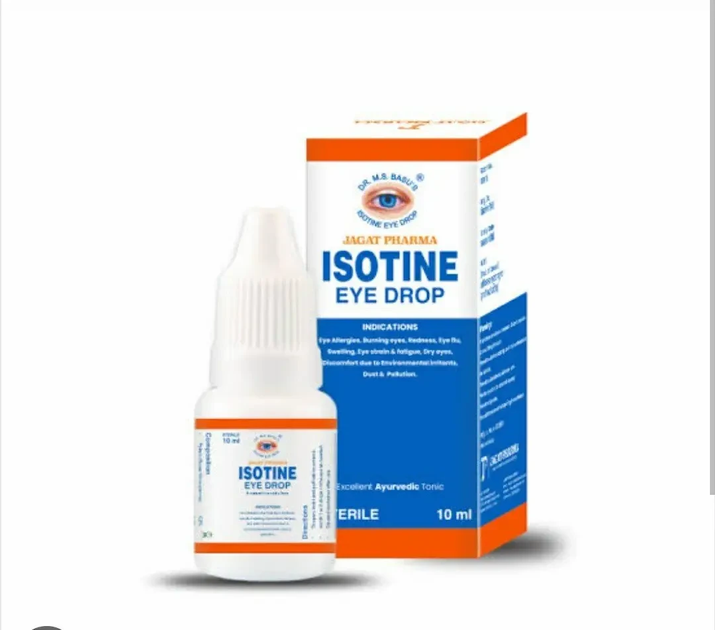 Джагат Фарма Айсотін краплі 10 мл підтримка здоров'я зору Jagat Pharma Isotine eye drop - зображення 1