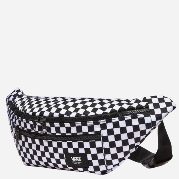 Сумка на пояс бананка Vans VN0A2ZXXHU0 Чорний/Білий (194901128366) - зображення 4