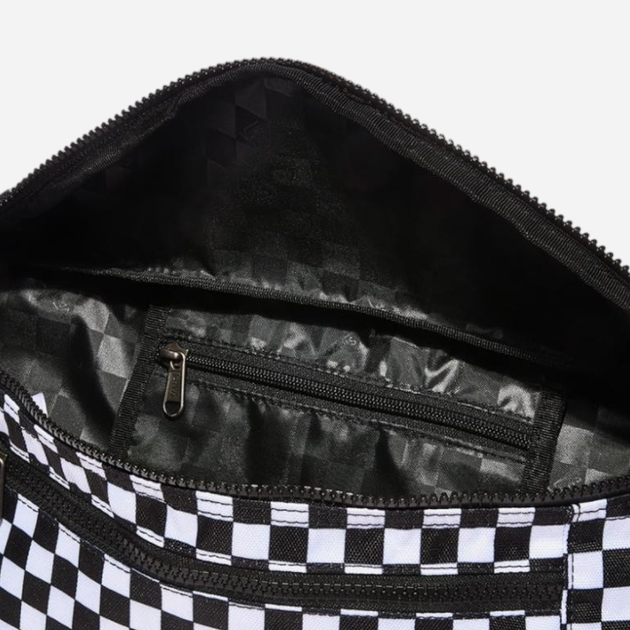 Сумка на пояс бананка Vans VN0A2ZXXHU0 Чорний/Білий (194901128366) - зображення 7