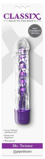 Вибратор Pipedream Classix Mr. Twister цвет фиолетовый (20352017000000000) - изображение 7