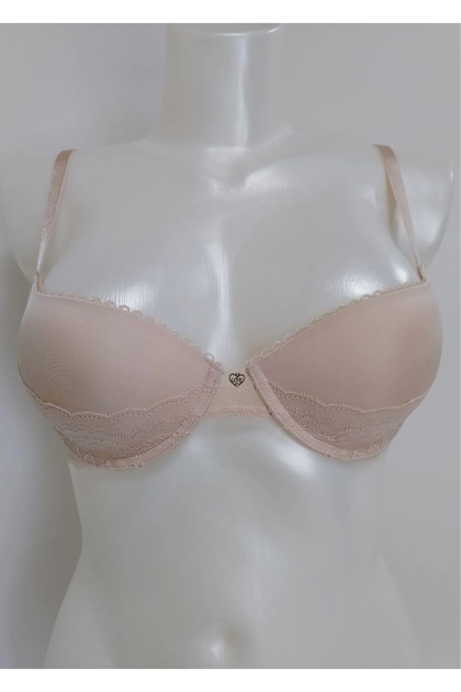 Бюстгальтер push-up с кружевом бежевый Leilieve 4100 65B - изображение 3