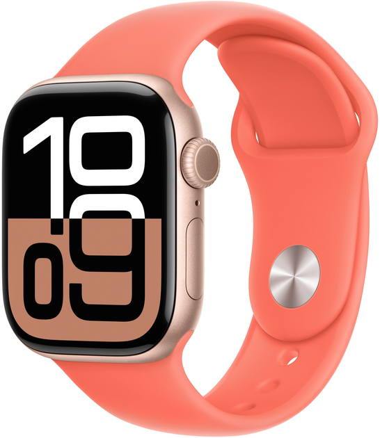 Ремінець Apple Sport Band для Apple Watch 38/40/41/42mm Tangerine S/M (MDRY4ZM/A) - зображення 2