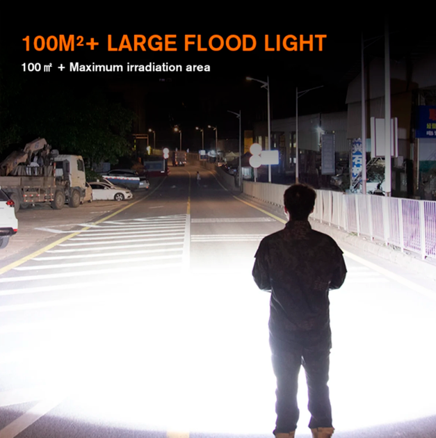 Ліхтар ручний акумуляторний M19 SuperFire 1750 Lumen IP44 - Фото 6 Ліхтар ручний акумуляторний M19 SuperFire 1750 Lumen IP44 - зображення 6