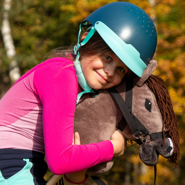 Duży koń na kiju Hobby Horse Skippi z kantarem i wodzami Kasztanowaty (5906361450070) - obraz 7