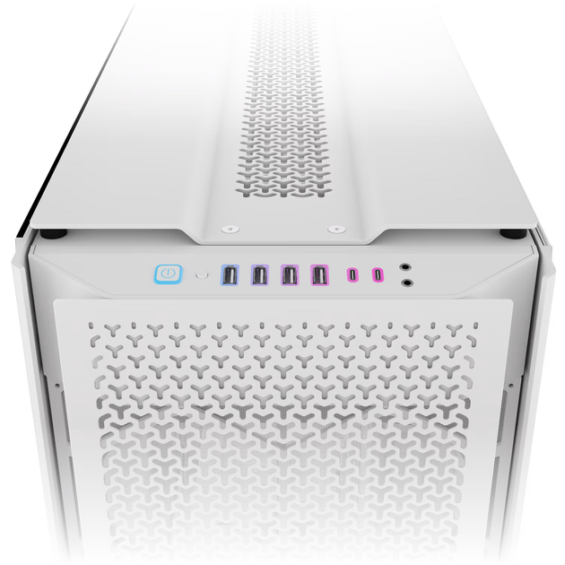 Obudowa Corsair iCUE LINK 9000D RGB Airflow White (CC-9011274-WW) - obraz 4