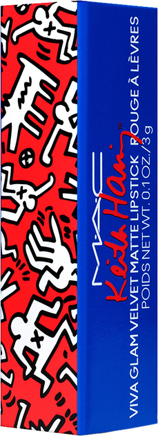 Szminka M.A.C Viva Glam X Keith Haring Longwear Canal Blue 3 g (773602640713) - obraz 3