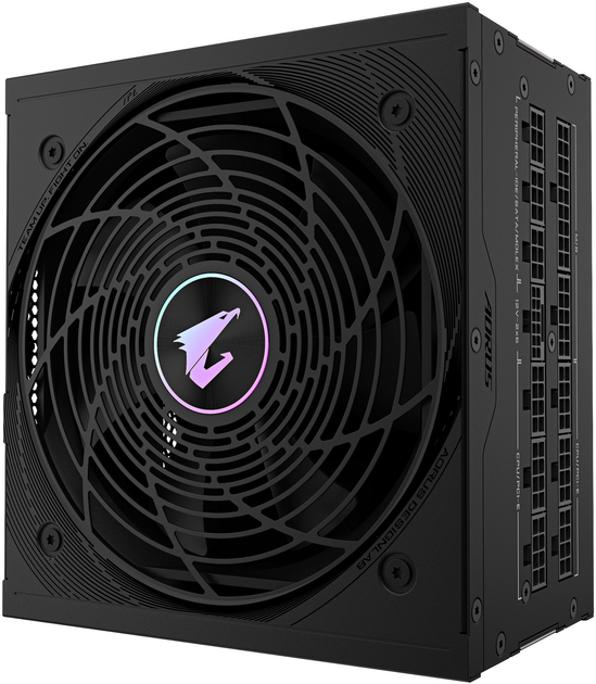 Zasilacz Gigabyte AORUS ELITE P850W 80+ Platinum Modular PCIe 5.1 (rev. 1.1) Black (GP-AE850PM PG5) - obraz 1