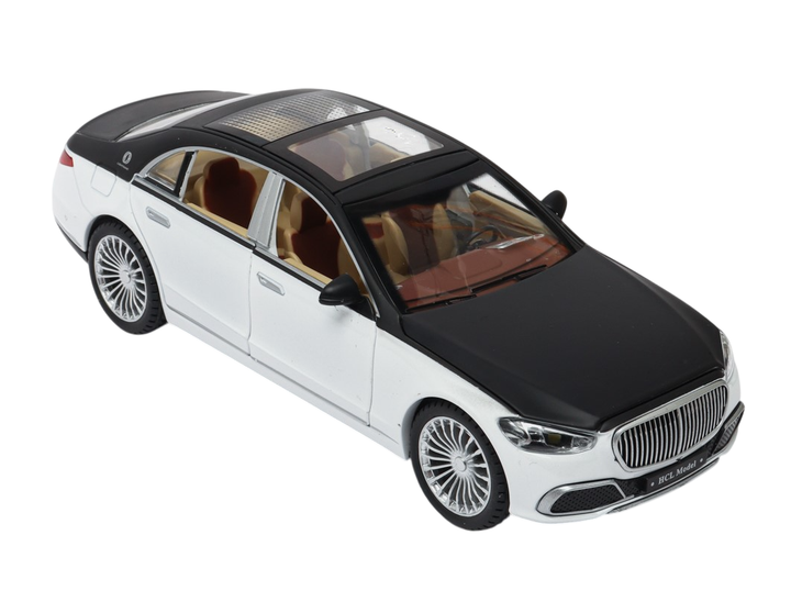 Металева машинка інерційна з ефектами Mercedes Maybach S-Class Auto Expert Білий - зображення 2