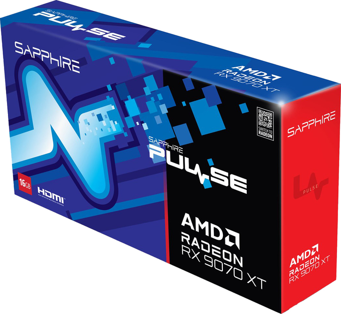 Karta graficzna Sapphire PCI-Ex Radeon RX 9070 XT PULSE Gaming 16GB GDDR6 (256bit) (2970/20000) (2 x HDMI, 2 x DisplayPort) (11348-03-20G) - obraz 6