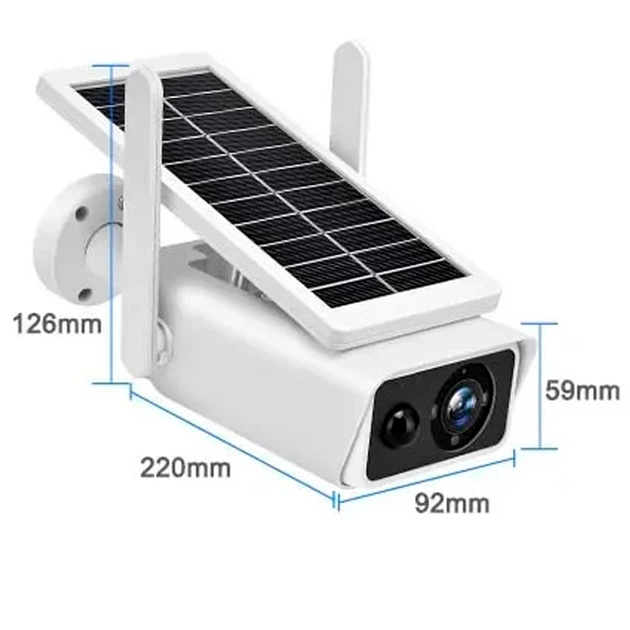 IP камера відеоспостереження BauTech Вулична 4MP WiFi Білий (1015-568-00) - зображення 9