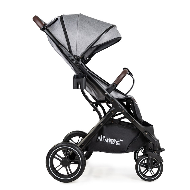 Прогулянкова коляска Ninos Nava, Light Grey, світло-сірий - изображение 3