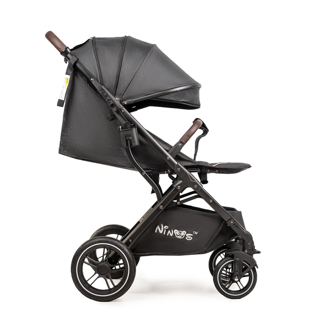 Прогулянкова коляска Ninos Nava, Black, чорний - изображение 7
