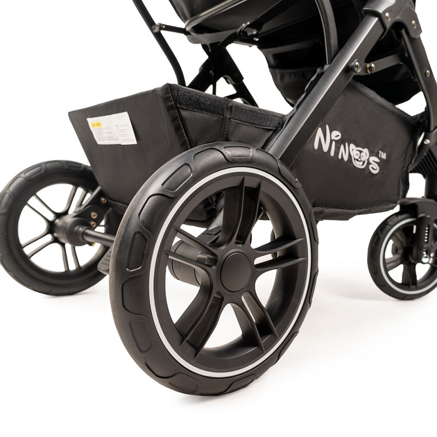 Прогулянкова коляска Ninos Nava, Light Grey, світло-сірий - изображение 11
