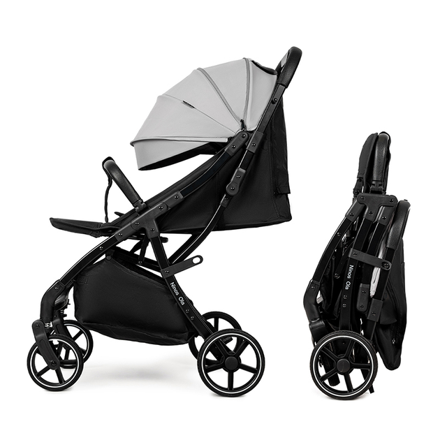Прогулянкова коляска Ninos Ola, Light Grey, світло-сірий - изображение 1