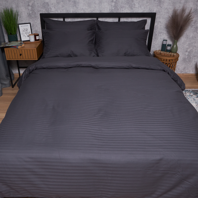 Набір Moon&Star Satin Stripe Dark Serenity Простирадло 220х240 см + 2 наволочки 40х60 см (MS-880000681) від Rozetka на платформі USKIDKA Акція на Набір Moon&Star Satin Stripe Dark Serenity Простирадло 220х240 см + 2 наволочки 40х60 см (MS-880000681) від Rozetka