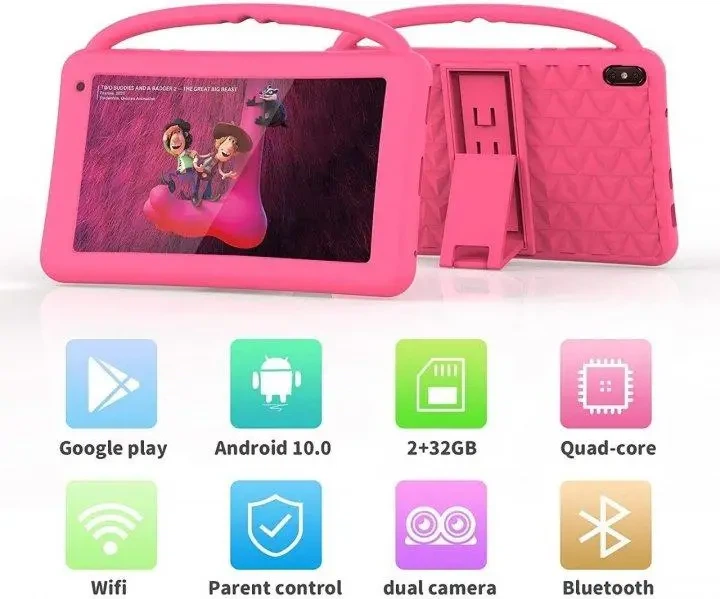 Планшет 7" Vatenick V7 2/32GB 4 ядра Android 10 Pink Б/В - зображення 3