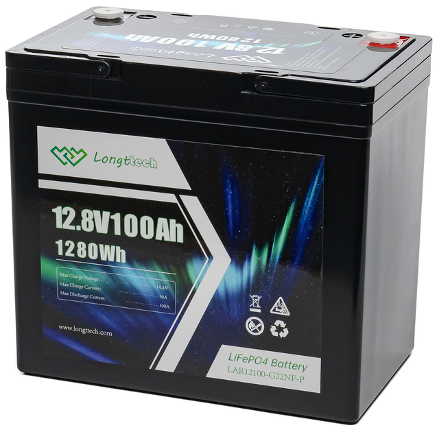 Батарея Longttech LAR12100-G22NF-P LiFePo4 12.8В 100Аг - изображение 4