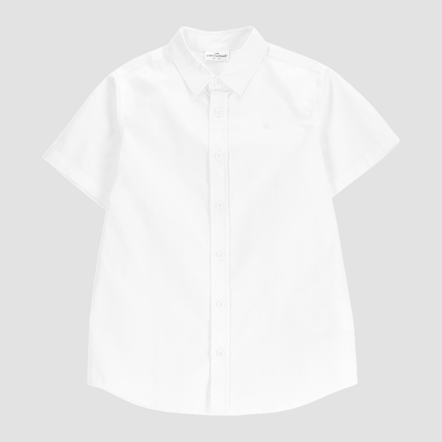 Детская рубашка для мальчика Coccodrillo Elegant Junior Boy WC5136202EJB-001 116 см Белая (5904986512975) 