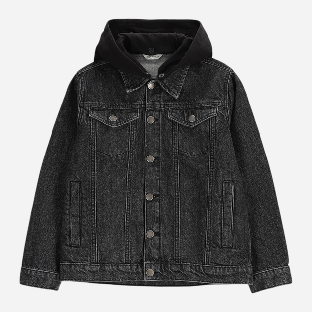 Детская джинсовая куртка для мальчика Coccodrillo Jeans Collection Boy WC5152301JCB-019 128 см Серая (5904986533062) 
