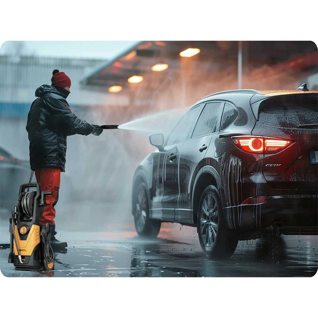 Мийка високого тиску Humberg HM-300 з барабаном 1800W - изображение 10