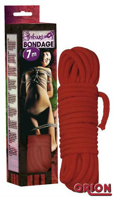 Хлопковая веревка Shibari Bondage Bondage-Seil, 7 м цвет красный (14203015000000000) - изображение 2