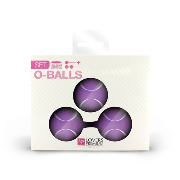 Набір вагінальних кульок O-Balls Set колір фіолетовий (11822017000000000) - зображення 3