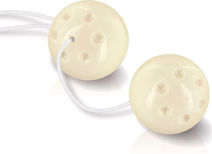 Вагинальные шарики на нитке белые Vibratone Balls (00887000000000000) - зображення 3
